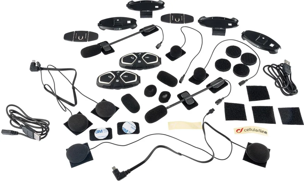 Système Interphone Double Kit Bluetooth avec son HD et montage facile - 4