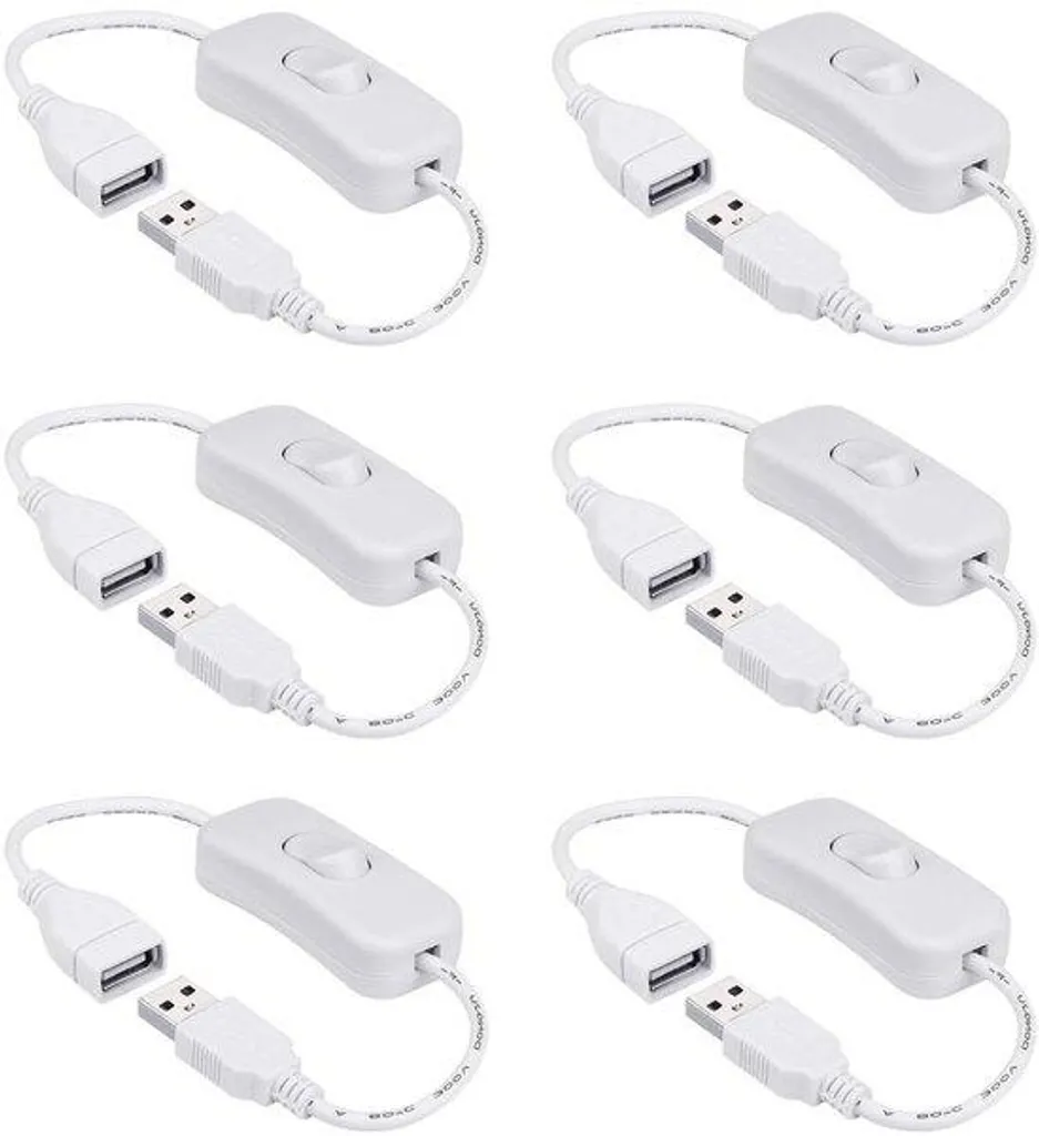 Câble USB 3m avec double interrupteur marche arrêt pour sécurité Max