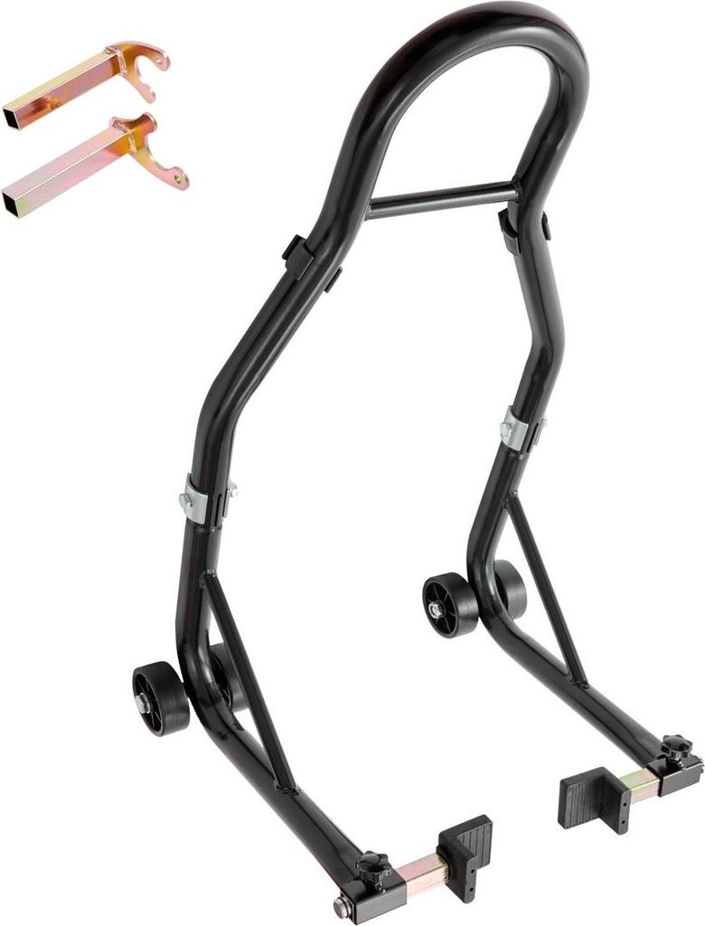 Motorcycle Rear Wheel Stand, with U + L Fork Swingarm Spool, 390 kg Capacity Heavy Duty Rear Wheel Stand Motorcycle Lift Jack Stand, for Suzuki Yam...