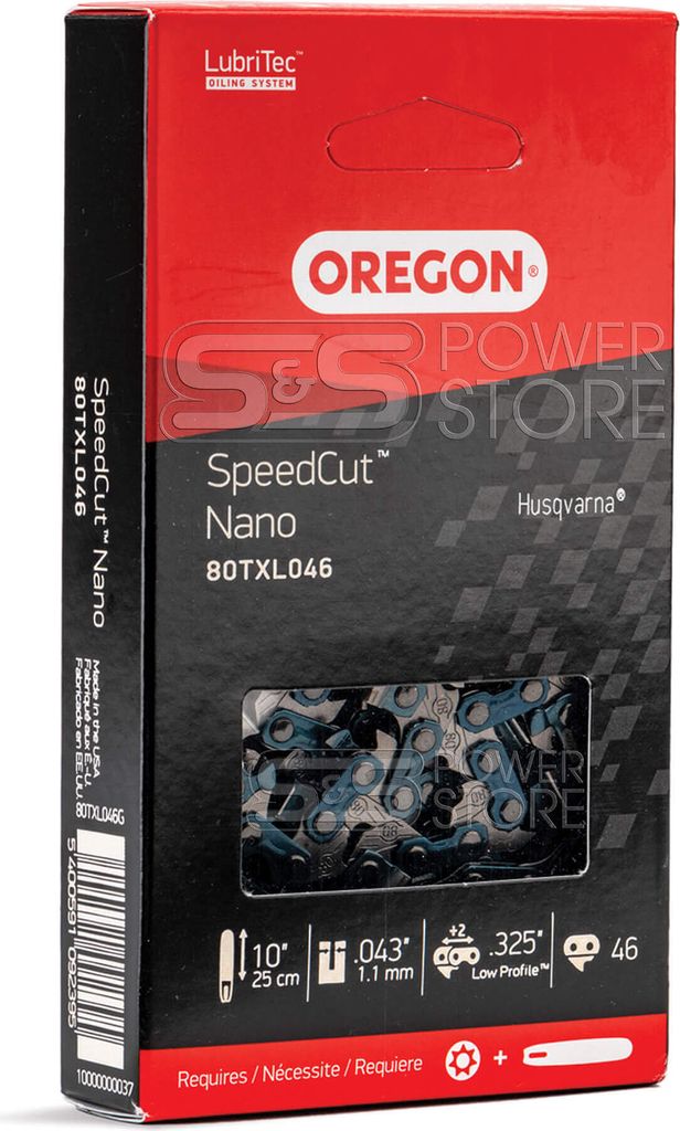 Oregon Sägekette 80TXL046E SpeedCut Nano Ersatzkette 325" Produktbild 