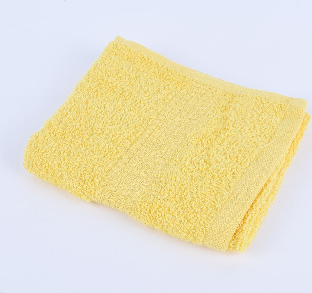 Qualitätsfrottee Handtuch 100% Baumwolle 500g/qm gelb Größe Produktbild 