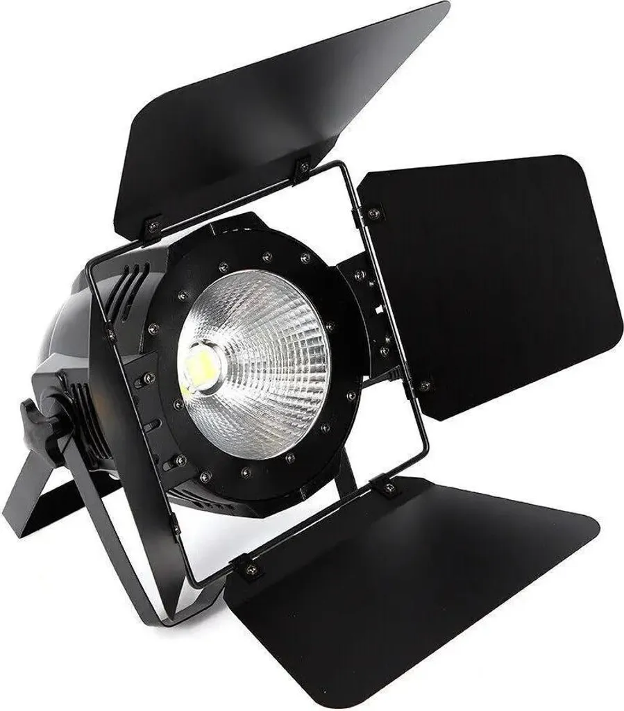 Projecteur de scène 2 en 1 Lumière COB 100W avec diaphragme de porte