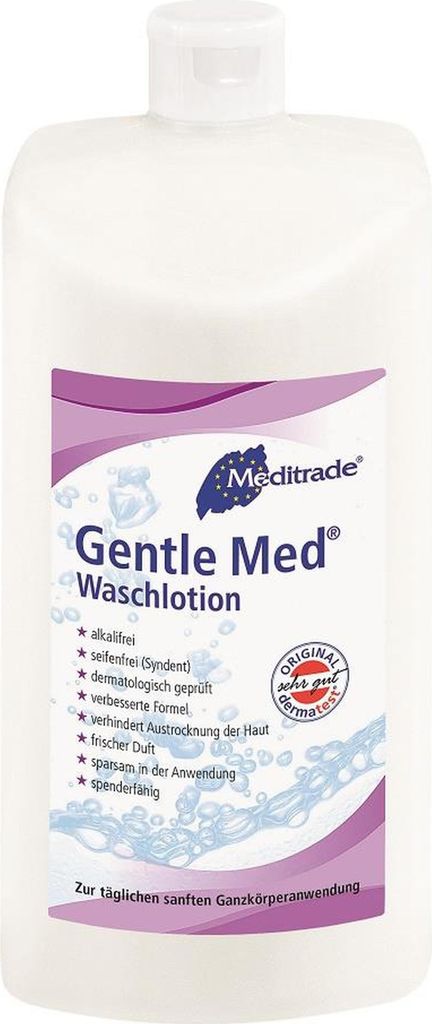 Gentle Med Waschlotion - 12 x 500 ml - seifenfrei - spenderfähig