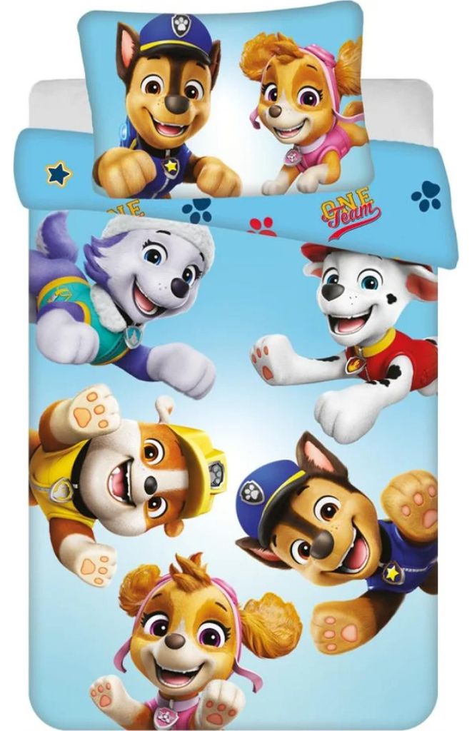 Juego de sábanas para cuna Paw Patrol PP650, tamaño 100x135 Imagen del producto 