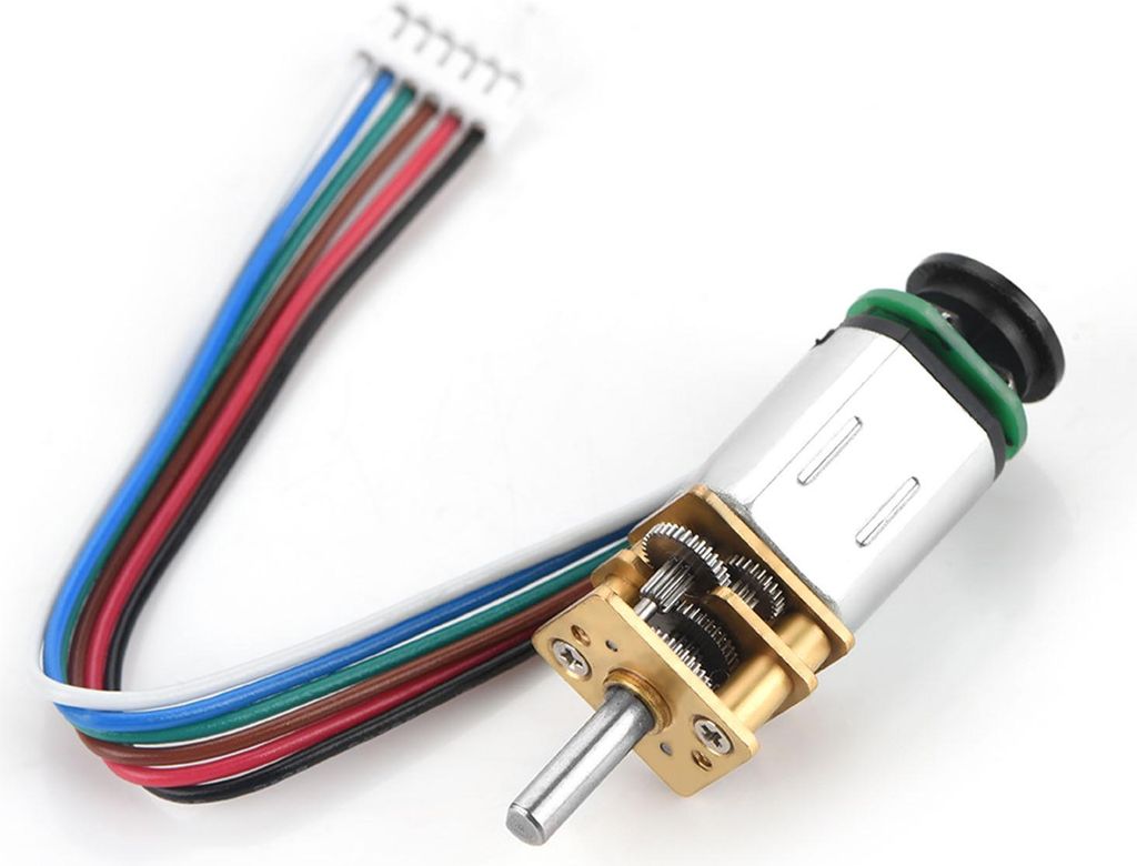 DC6V 2W GBMQ-GM12BY20 Getriebemotor mit magnetisch codiertem Scheiben-Hall-Encoder (6V 70RPM)