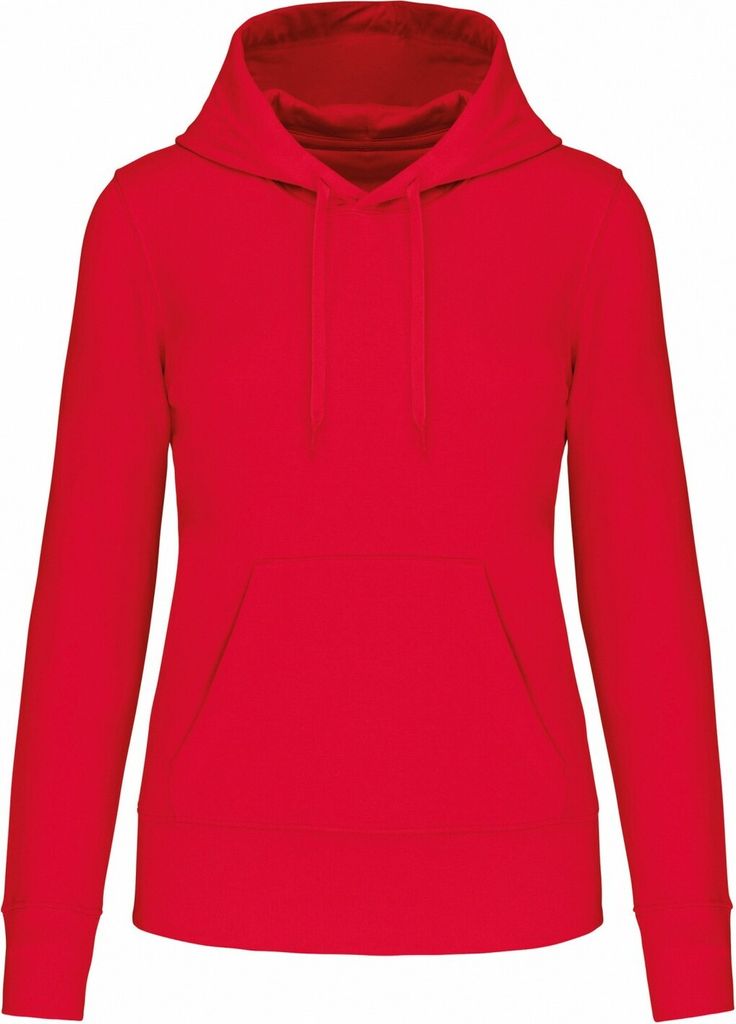 Kariban - Kapuzenpullover für Damen PC6977 (36 DE) (Rot)