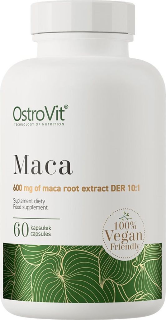 Maca-Wurzelextrakt DER 10: 1 600 mg 60 Kapseln Vege 40 g OstroVit