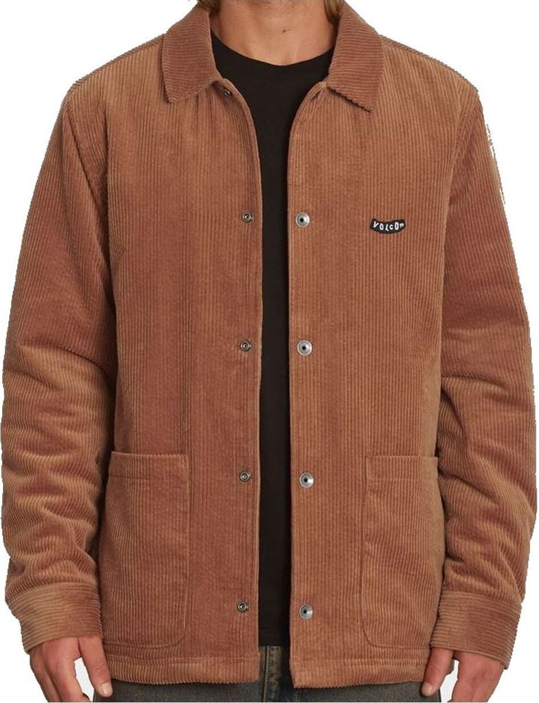 Volcom Herren Cordjacke Benvord Ii Mocha : S Größe: S