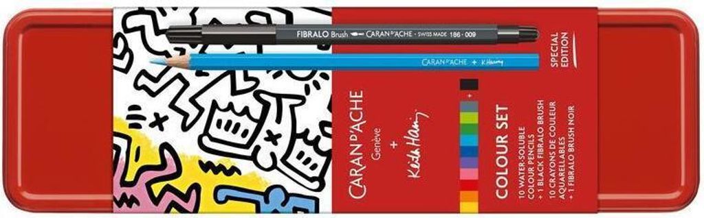 CARAN D`ACHE Farben-set KEITH HARING - Sonderedition