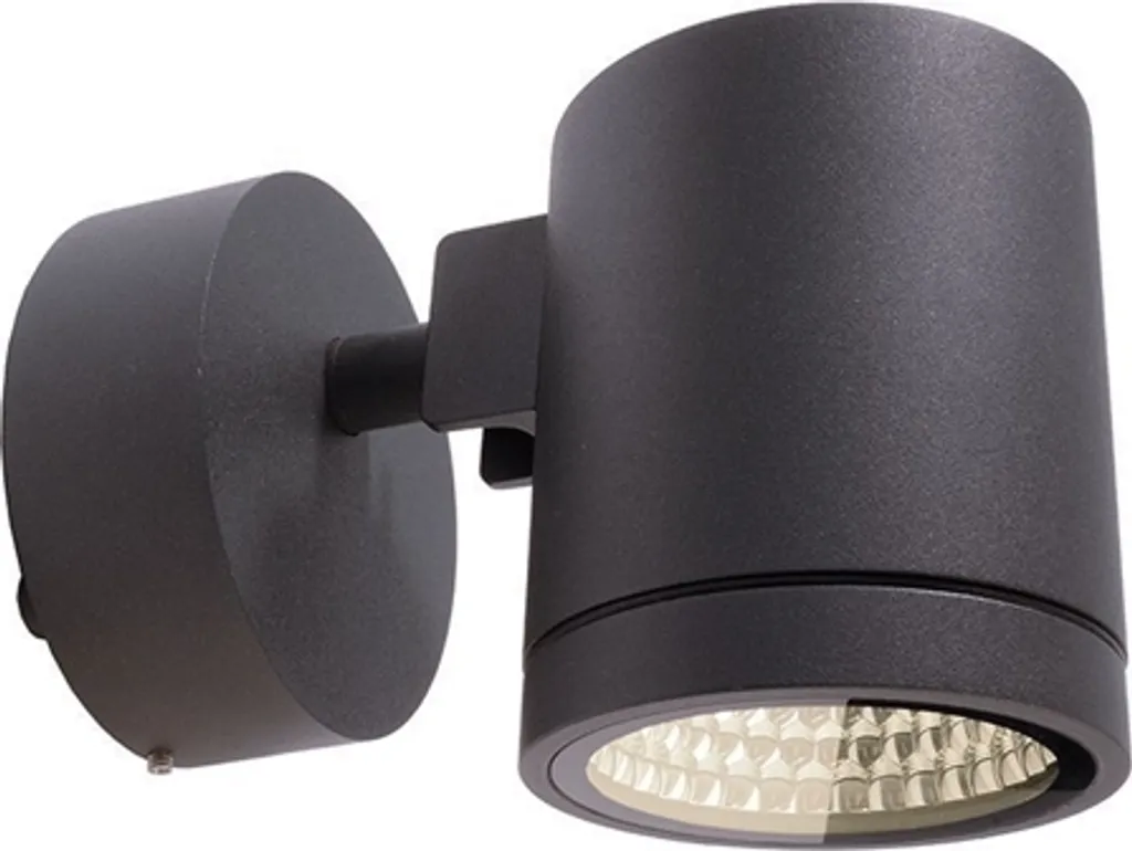 Éclairage Mural LED pour Terrasse et Entrée Dimmable Gris IP55