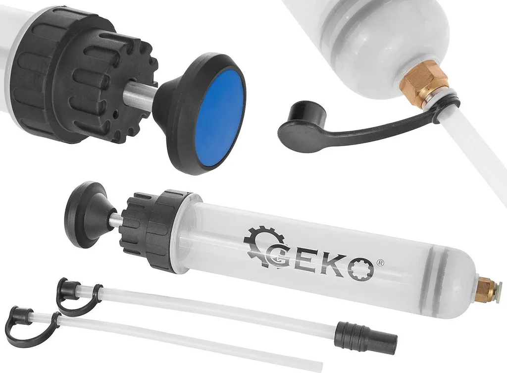 Siringa Aspira Olio 200ml Professionale - Pompa Manuale Liquidi Freni