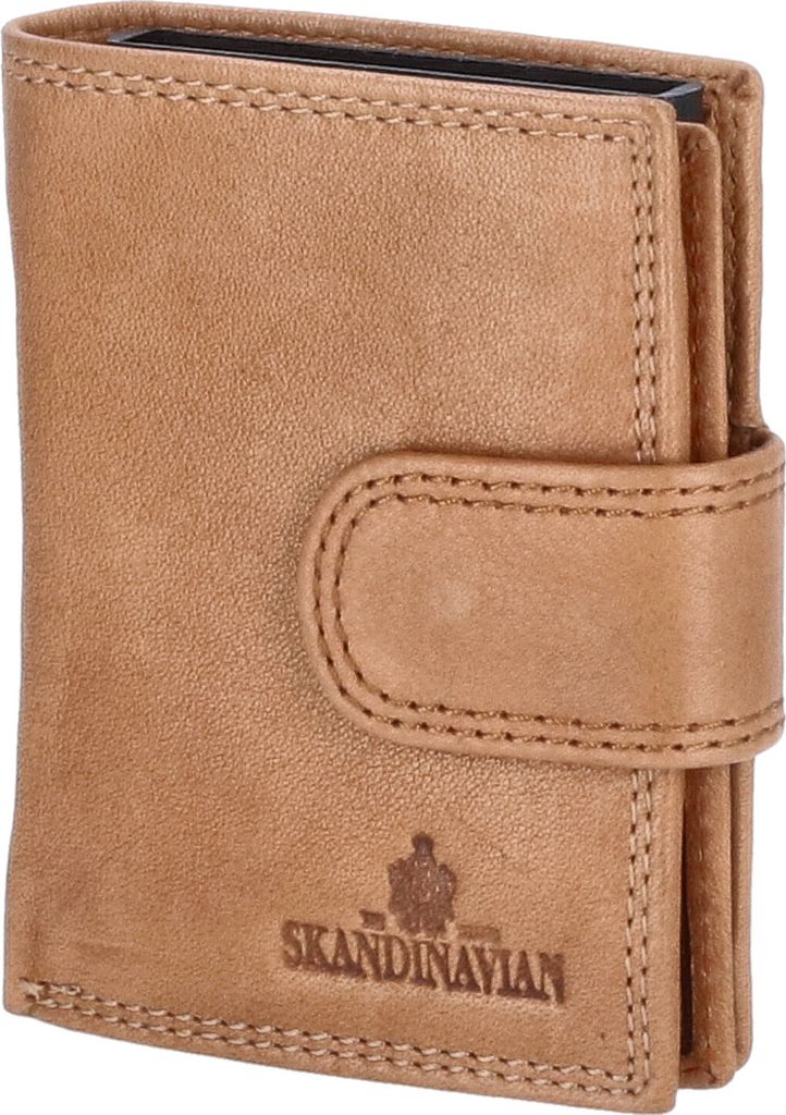 The Skandinavian Brand Kreditkarten Etui Leder Cognac : 38-cognac Farbsortierung: 38-cognac
