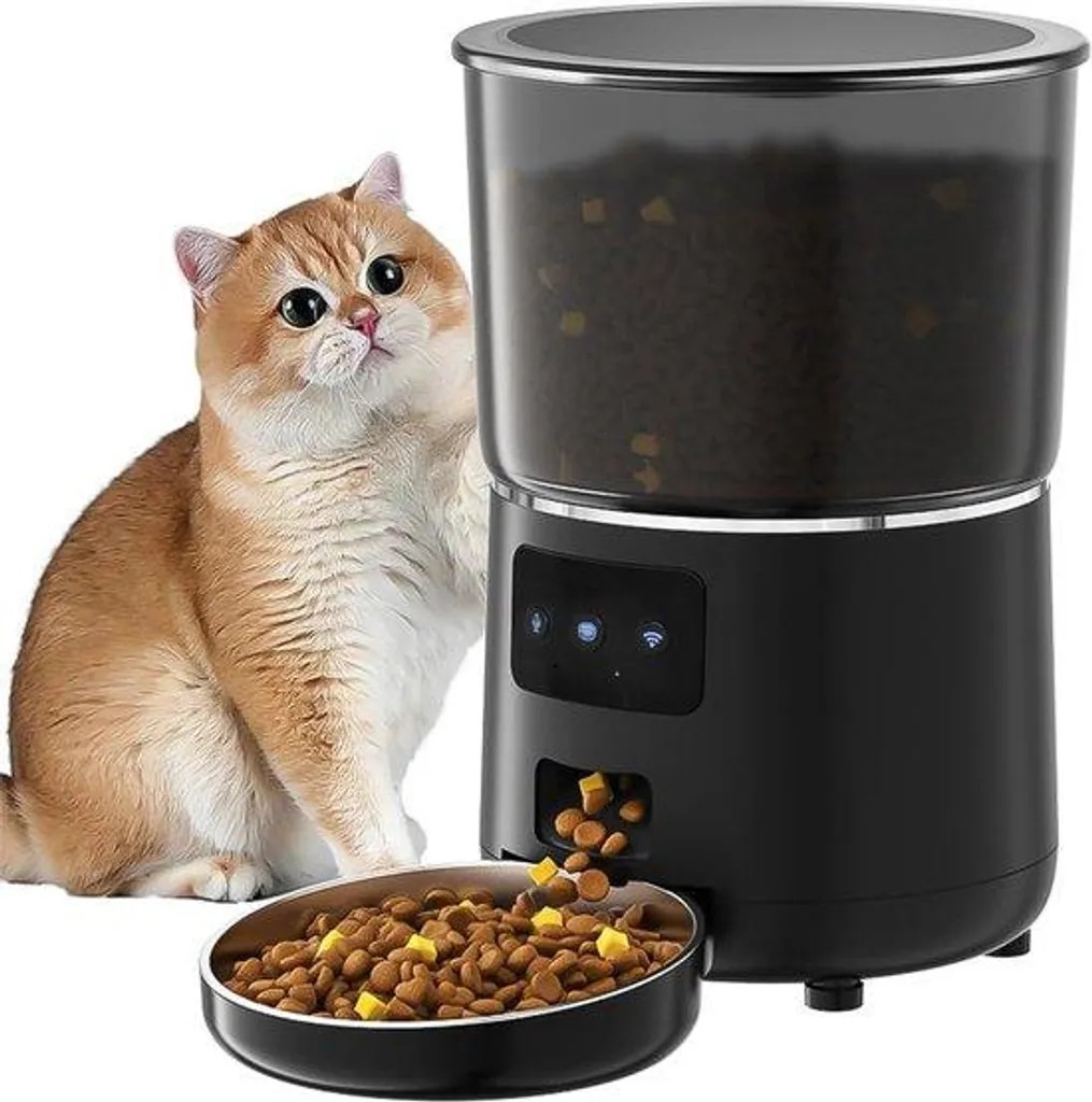 Distributeur automatique de nourriture chat Wi-Fi 4L avec application