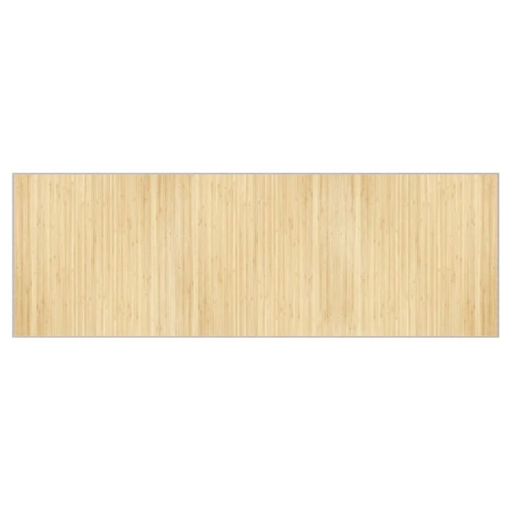 vidaXL Tappeto rettangolare naturale chiaro 100x300 cm Immagine del prodotto 