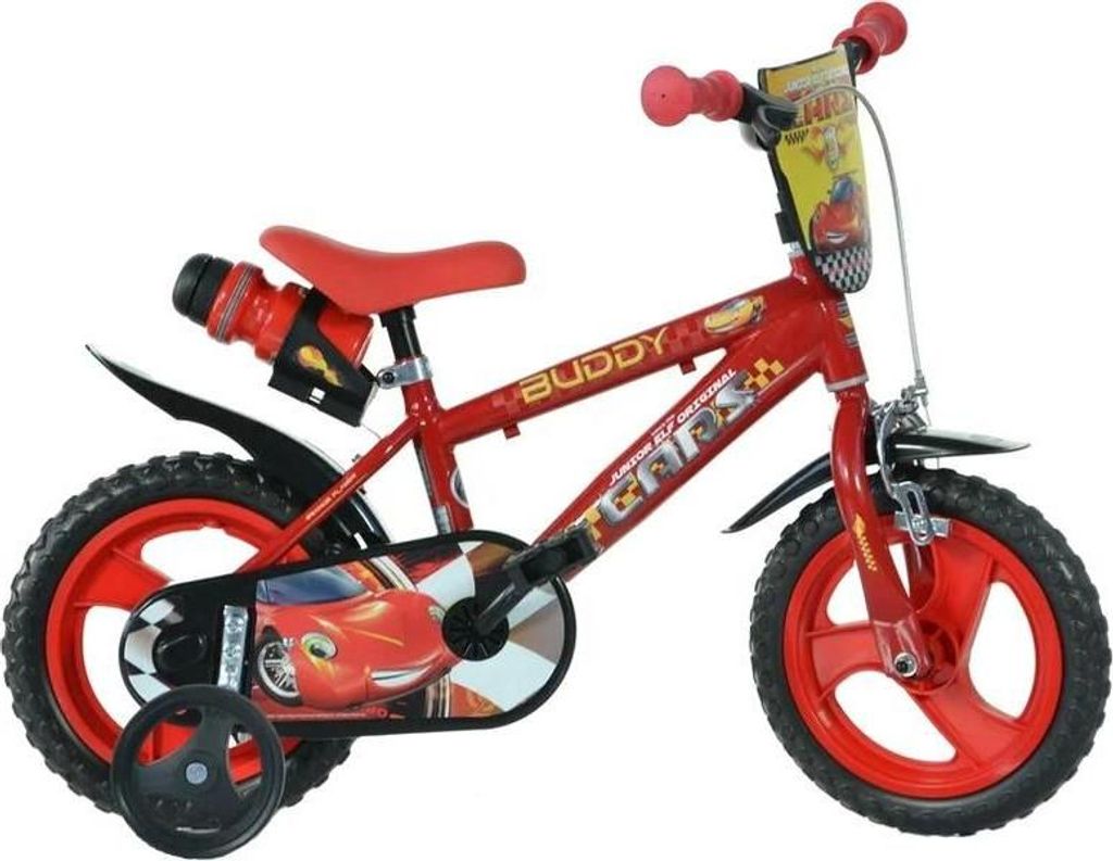 Vélo enfant Dino bikes 12" imprimé avec CARS 3 Image du produit 