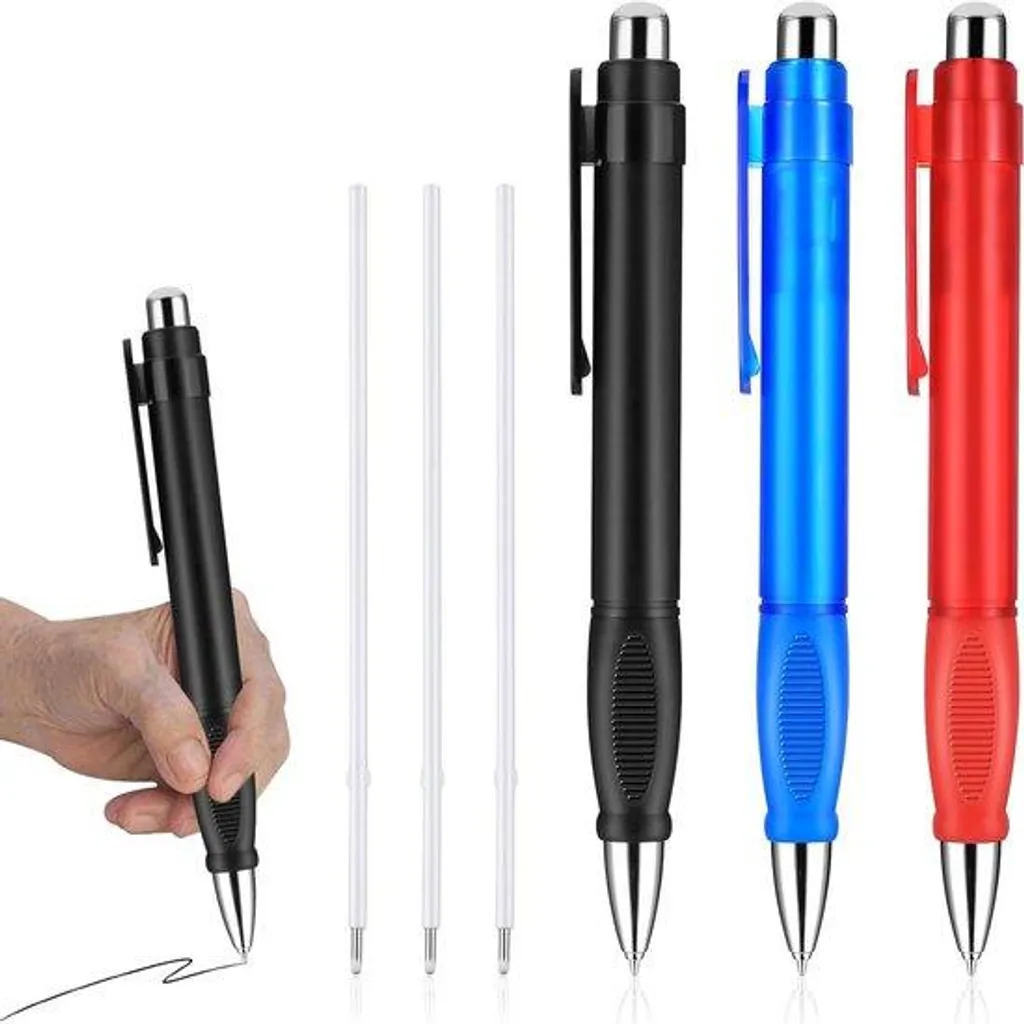 Stylos ergonomiques seniors à encre longue durée et prise en main facile