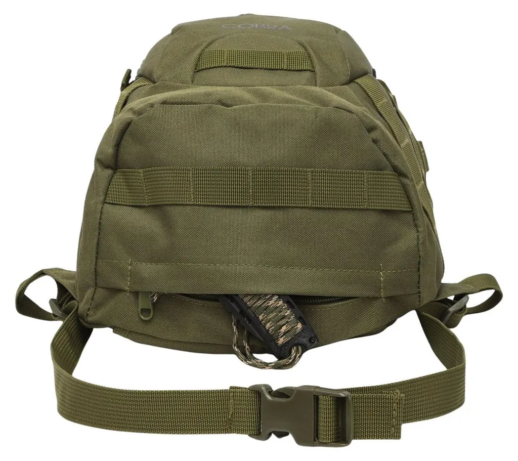 Sac tactique vert 25L ultra résistant avec compartiments multiples - 6