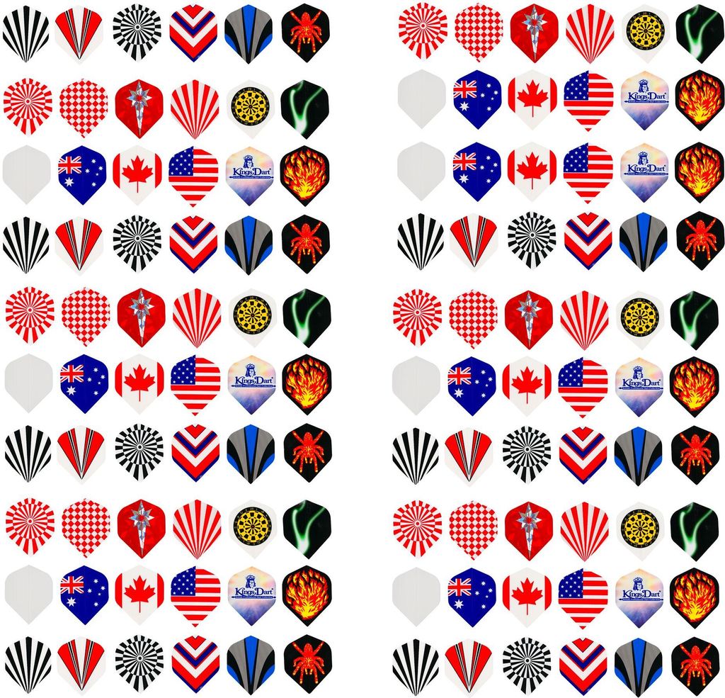 Kings Dart Dart Flights-Set "HD 120"