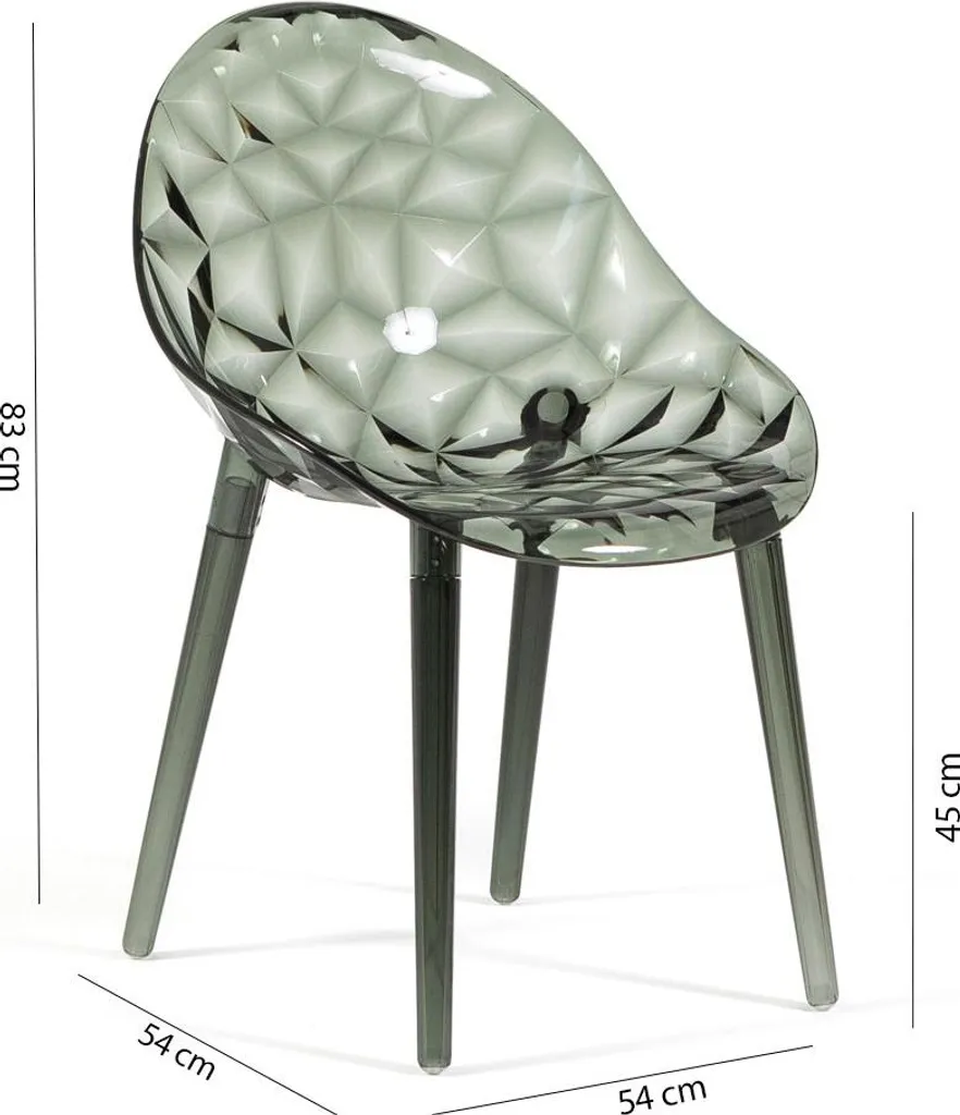 Chaises robustes en polycarbonate contre le manque d'espace - 5