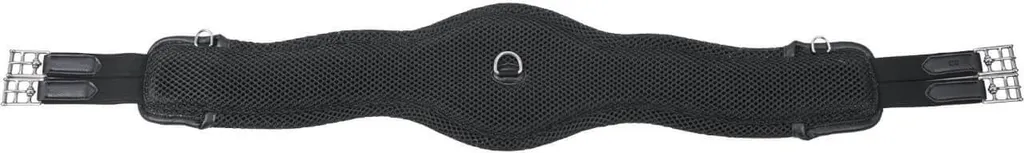 Sangle BUSSE 3D Air Effect noire anti-irritation pour chevaux sensibles