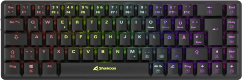 Clavier gamer sans fil RF Sharkoon PureWriter W65 ultra-plat noir