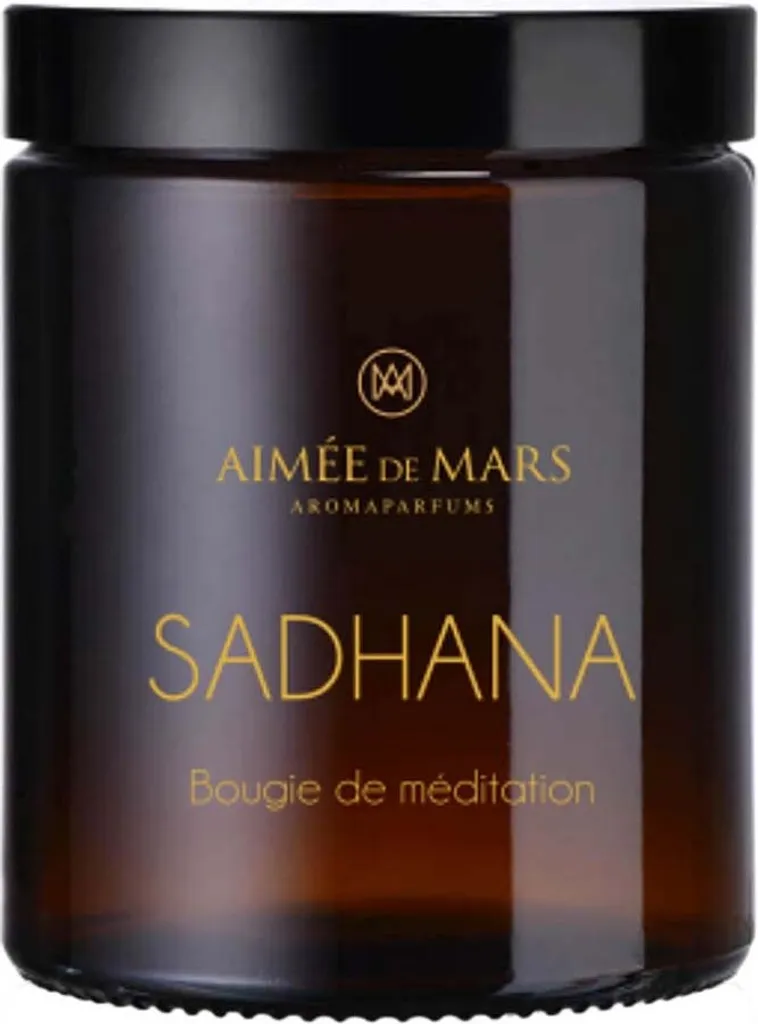Bougie artisanale Sadhana 150g - Parfum d'intérieur relaxant chic