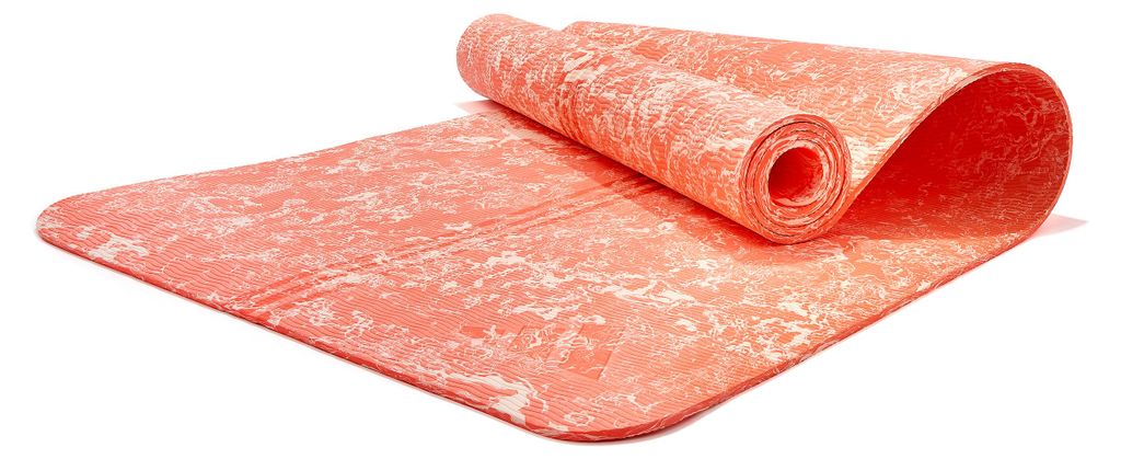 Adidas Camo Yoga Matte 5 mm, firm, coral fusion