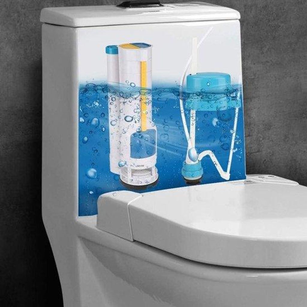 Cafopgrill Spülkasten-Zubehör 285 mm kompletter WC Tankreparatursatz - wassersparend - WC Reparatursatz .