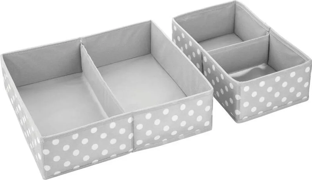 Boîte de Rangement pour Bébé et Enfant - Set de 8 Organiseurs mDesign - 8
