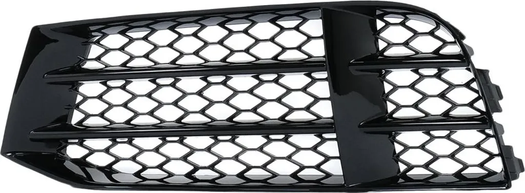 Grille inférieure gauche Audi A5 8T 07-16 style RS5 nid d'abeille noir