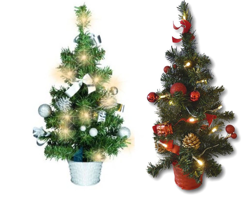 LED Weihnachtsbaum künstlicher Tannenbaum Christbaum Tanne Deko beleuchtet 75 cm 