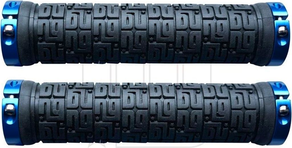 NG Sports Tulsee Lock-On Griff, 140/31.5mm, black/blue Produktbild 