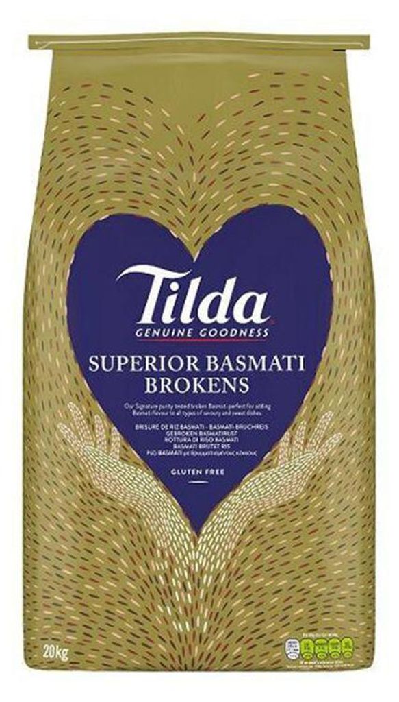 Ryż basmati łamany Tilda Superior Basmati Brokens 20 kg – Zdjęcie produktu 