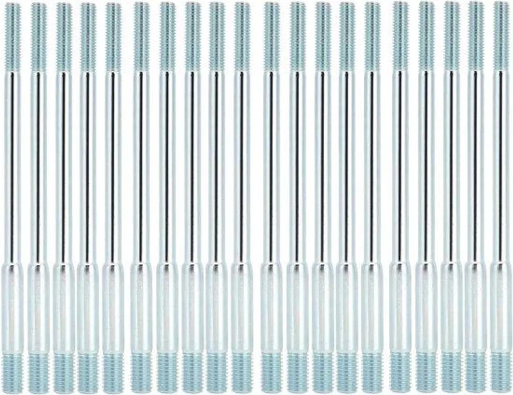 Goujon de culasse fileté M6x8x135 mm pour réparation de moteur