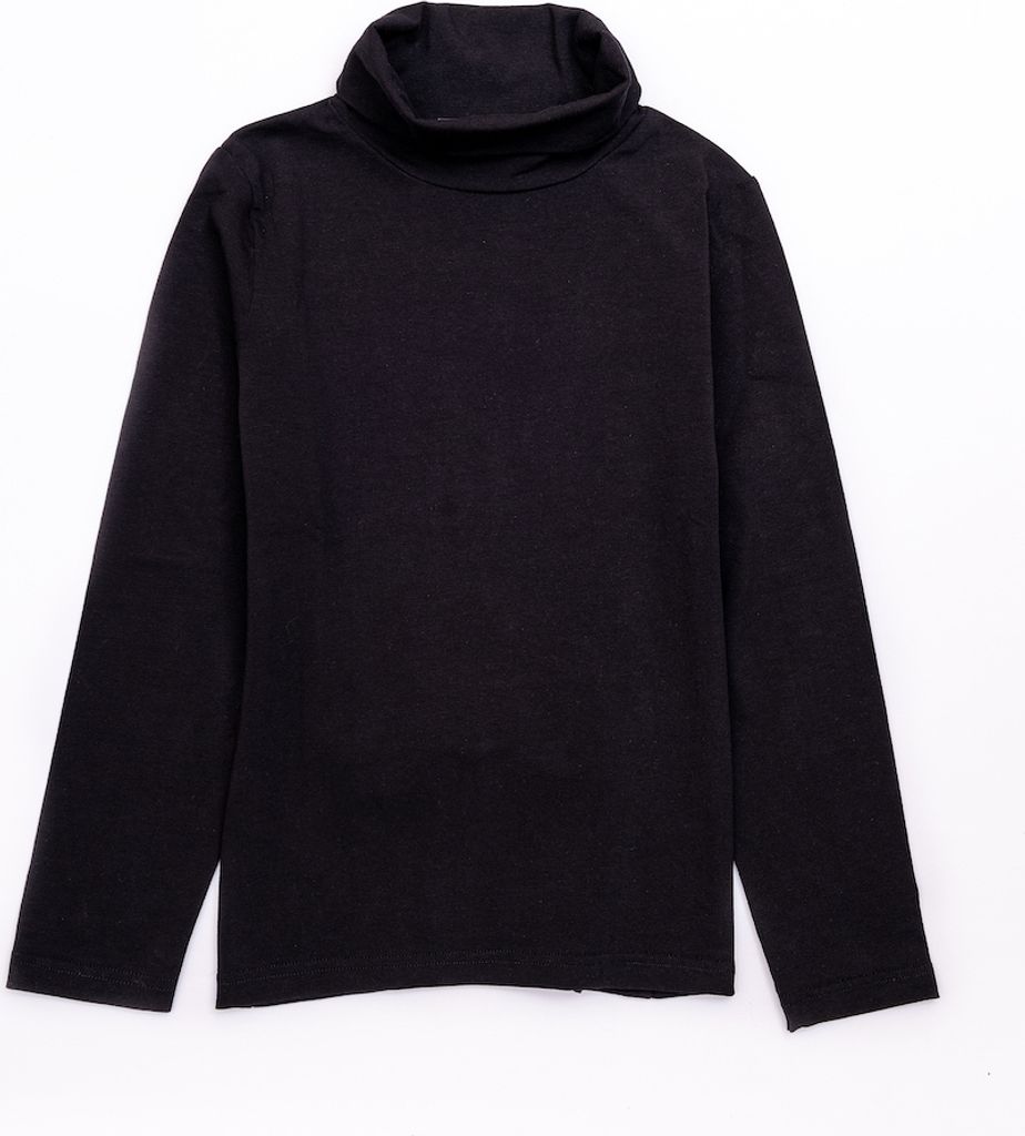 Rollkragenpullover für Kinder - Schwarz - 122