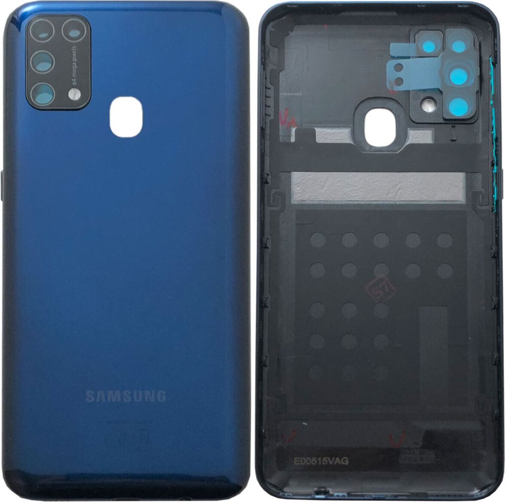 Samsung Akku Deckel Batterie Cover Galaxy M31 M315F GH82-22412A Blau Ocean Blue