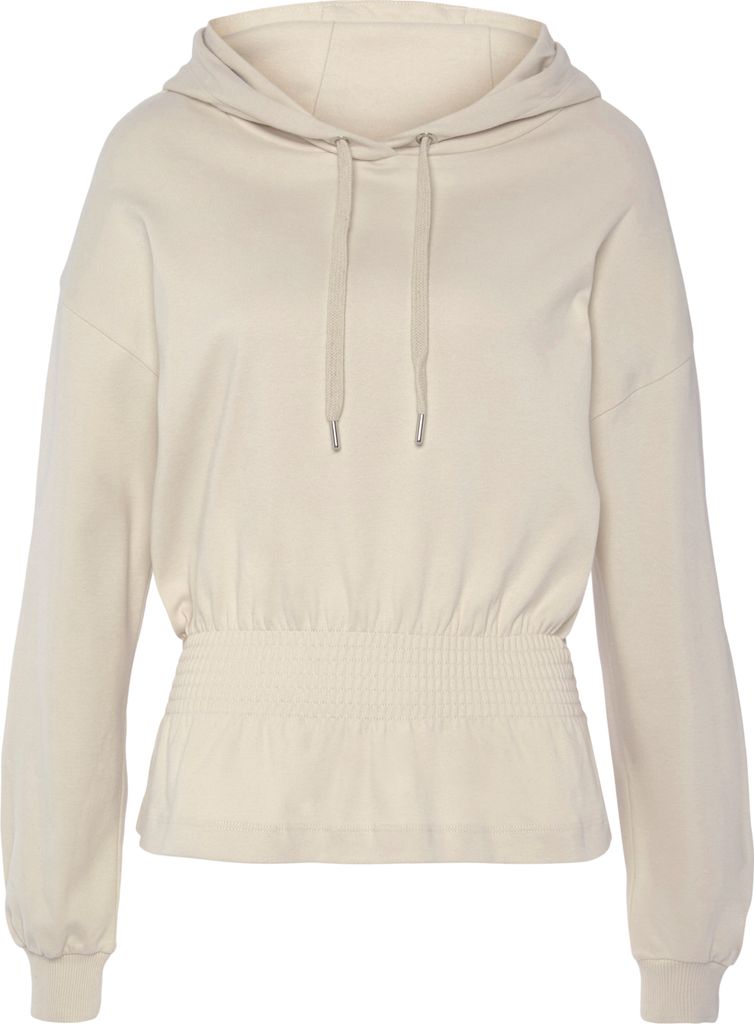 LASCANA Hoodie creme Größe 44/46