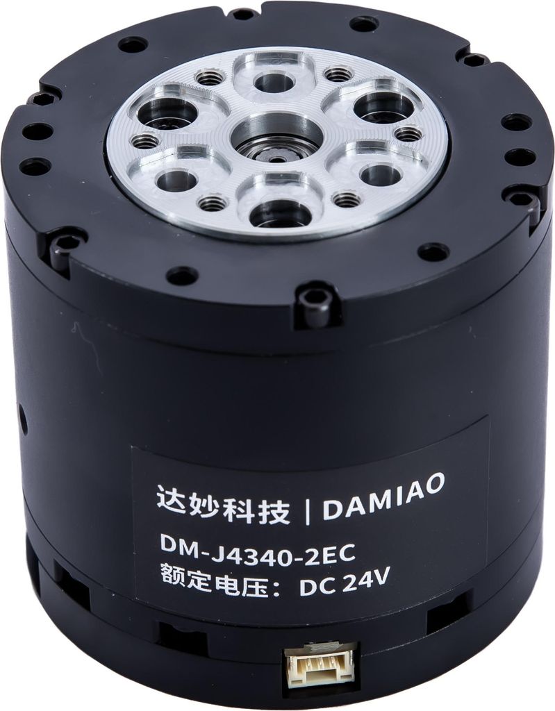 DAMIAO DM‐J4340‐2EC 24V V4 Treiber Bürstenloser Servo‐Motor mit Dual‐Encoder und integriertem Treiber