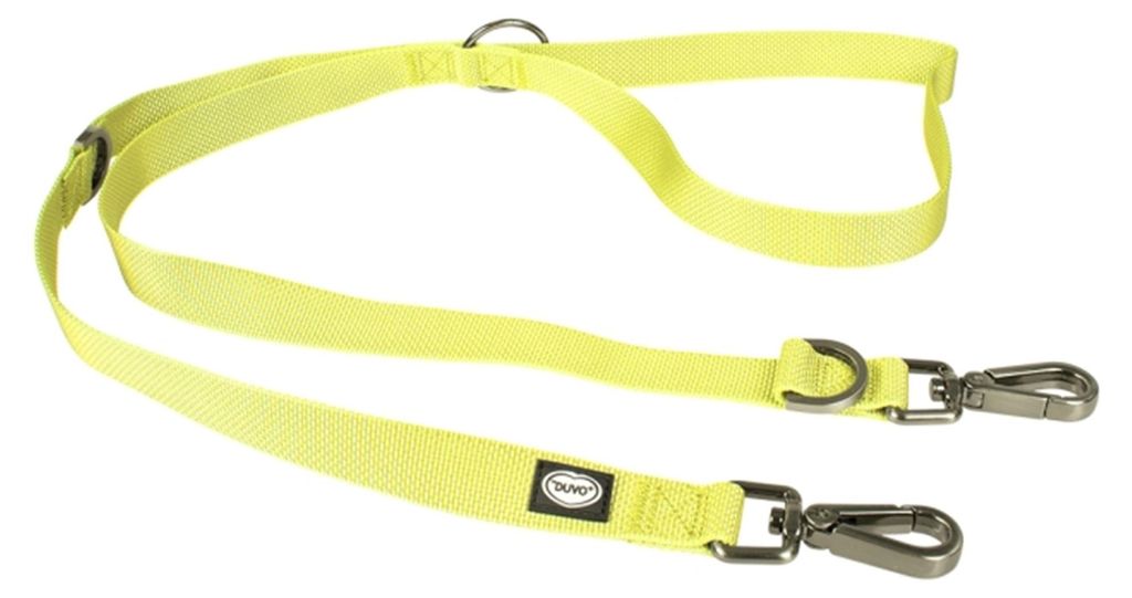 Duvo+ North Duo Leine Nylon neongelb