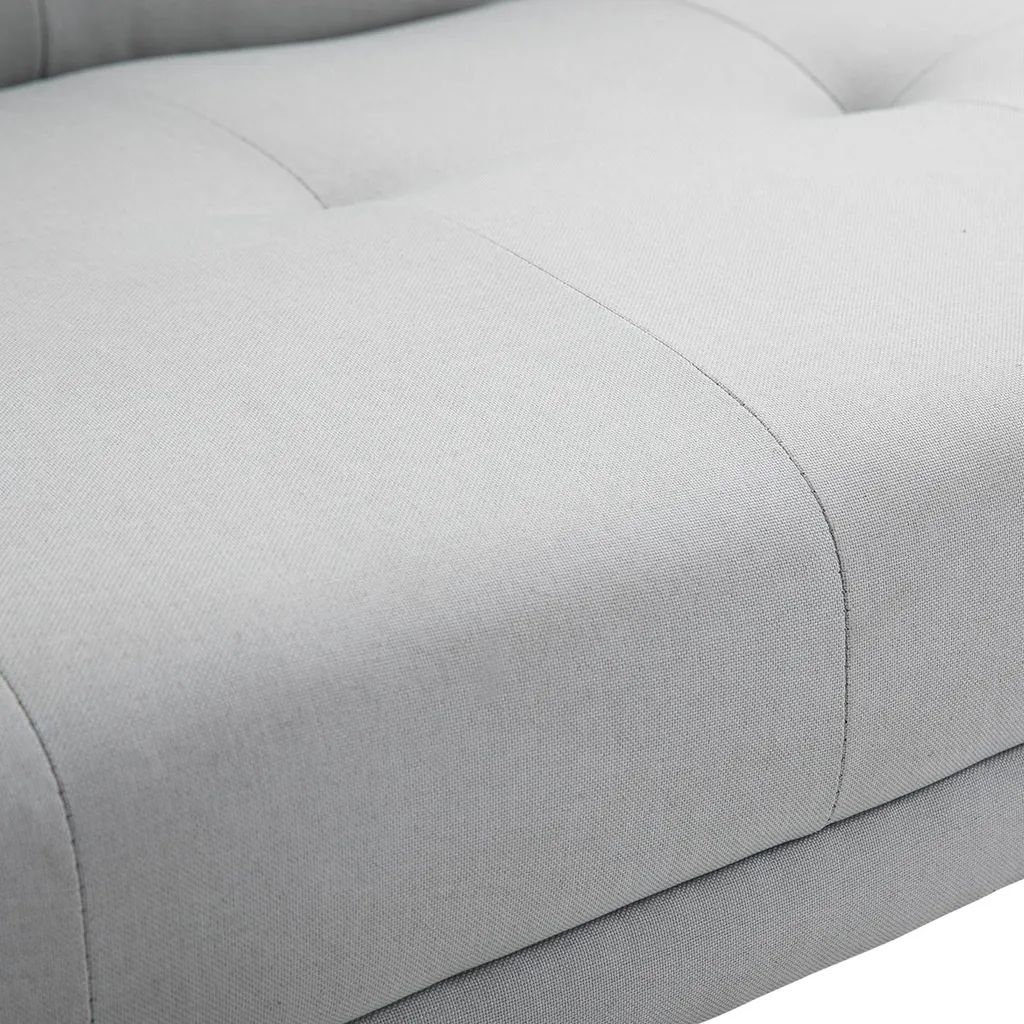 Canapé convertible confortable gris 3 places pour optimiser petit espace - 8