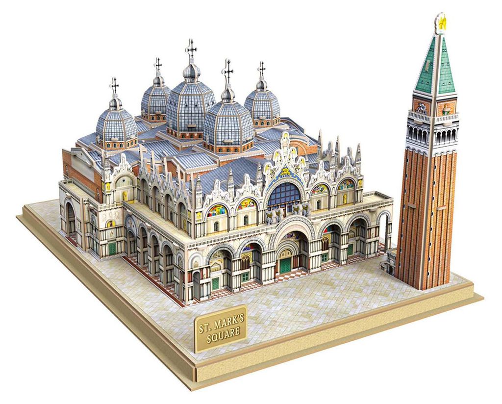 Puzzle 3D Cubic Fun National Geographic St. Marco Plein Image du produit 