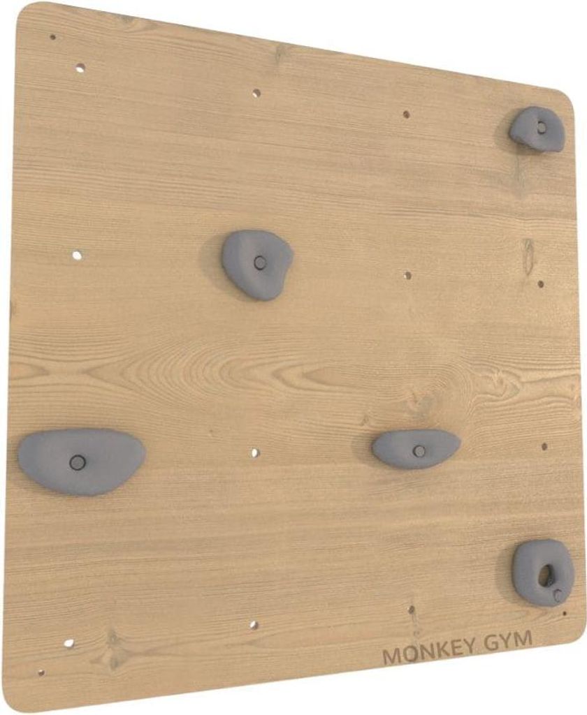 Kletterwand Quadratisch Grau Griffe - Spaß & Fitness