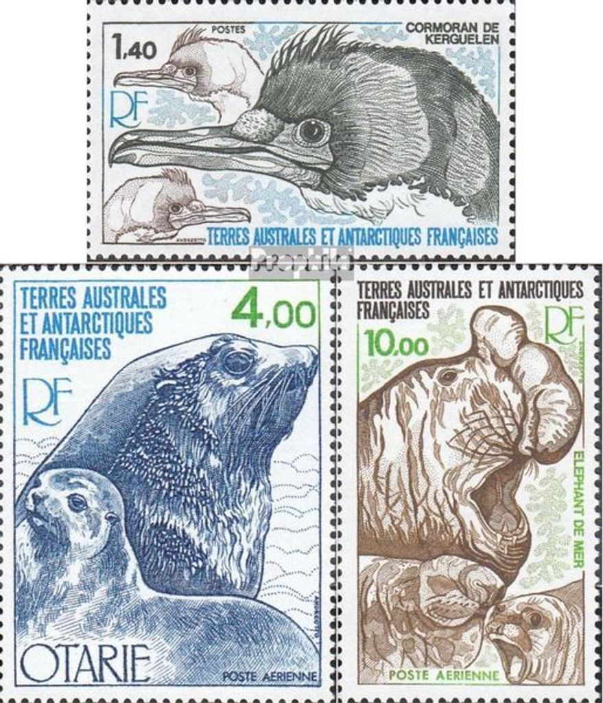 Briefmarken Französ. Gebiete Antarktis 1979 Mi 130-132 Produktbild 