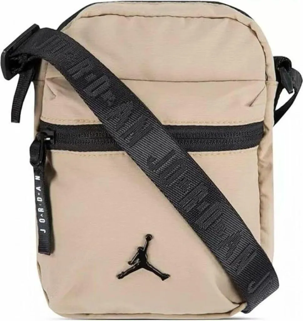 Jordan Airborne Festival X6a Borsa a tracolla Beige Uomo Beige Taglia unica