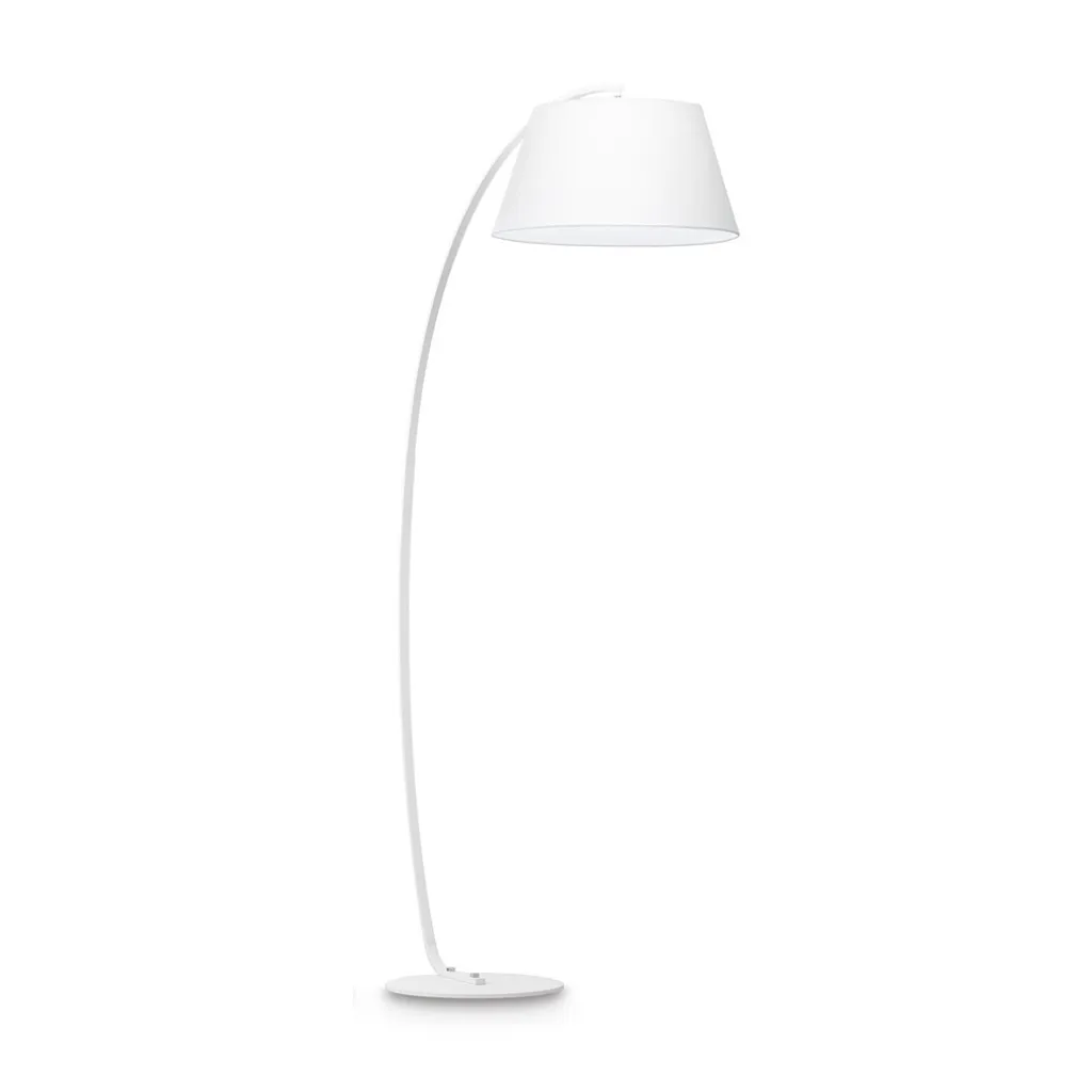 Luminaire PAGODA blanc en métal 1xE27 finition mate et structure robuste