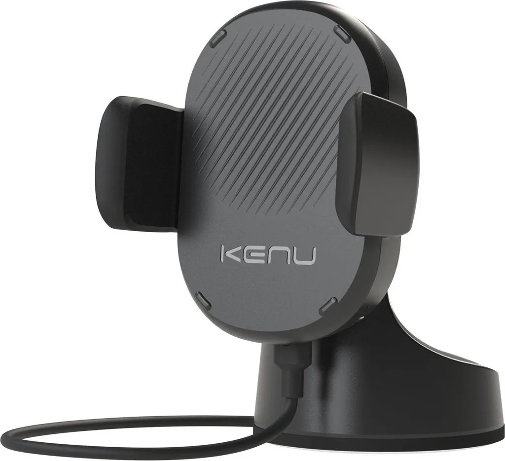 Support de voiture sans fil Kenu Airbase noir pour iPhone compact