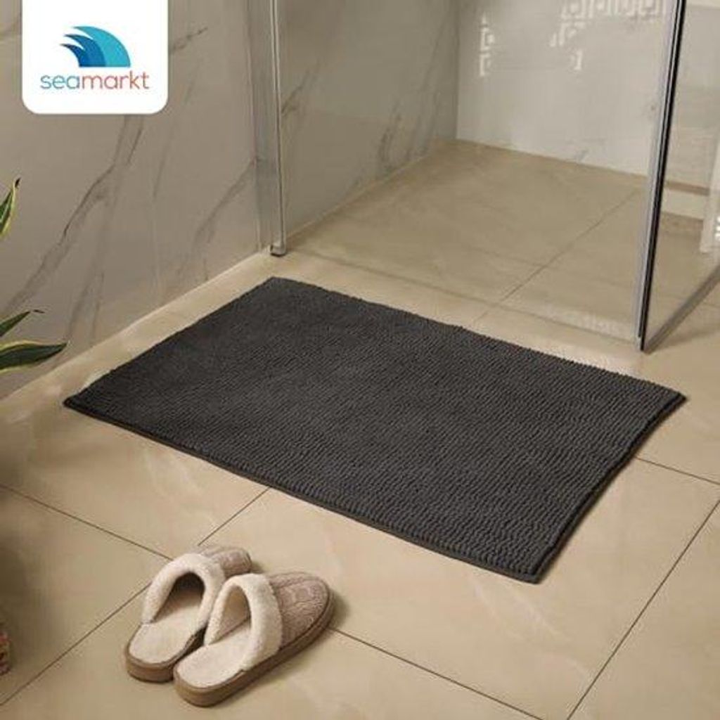 Chenille-Badteppich 40 x 60 cm, weiches, tragendes Badezimmer-Tuch