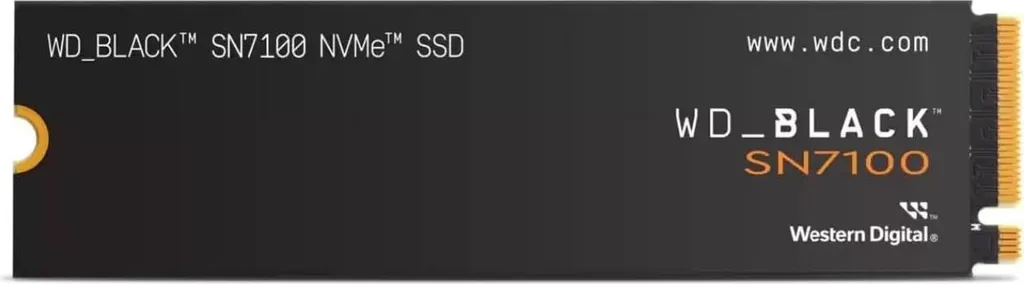 SSD NVMe WD_BLACK SN7100 2TB PCIe Gen 4.0 - Disque Gaming M.2 2280