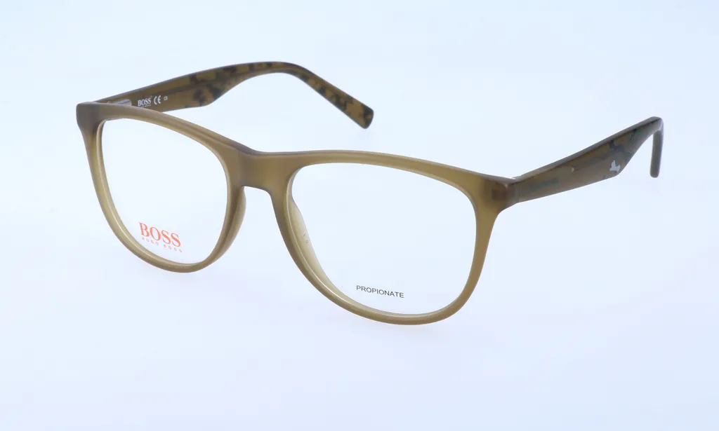 Boss Orange BO 0218 EZE Occhiali da Vista Uomo Matt Olive Graphic