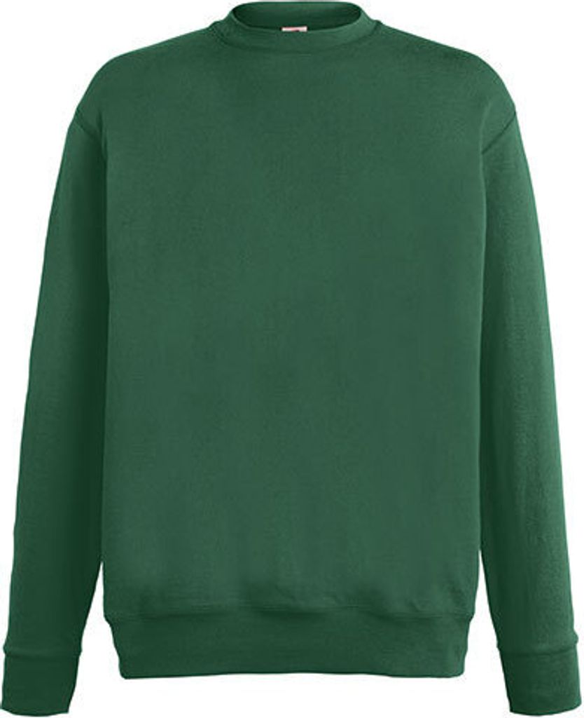 Fruit of the Loom - New Lightweight Set-In Sweat - Bottle Green - XL